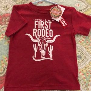 NWT 2T First Rodeo Shirt